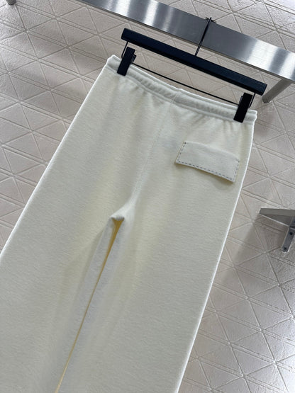 Drawstring Wide-Leg Pants