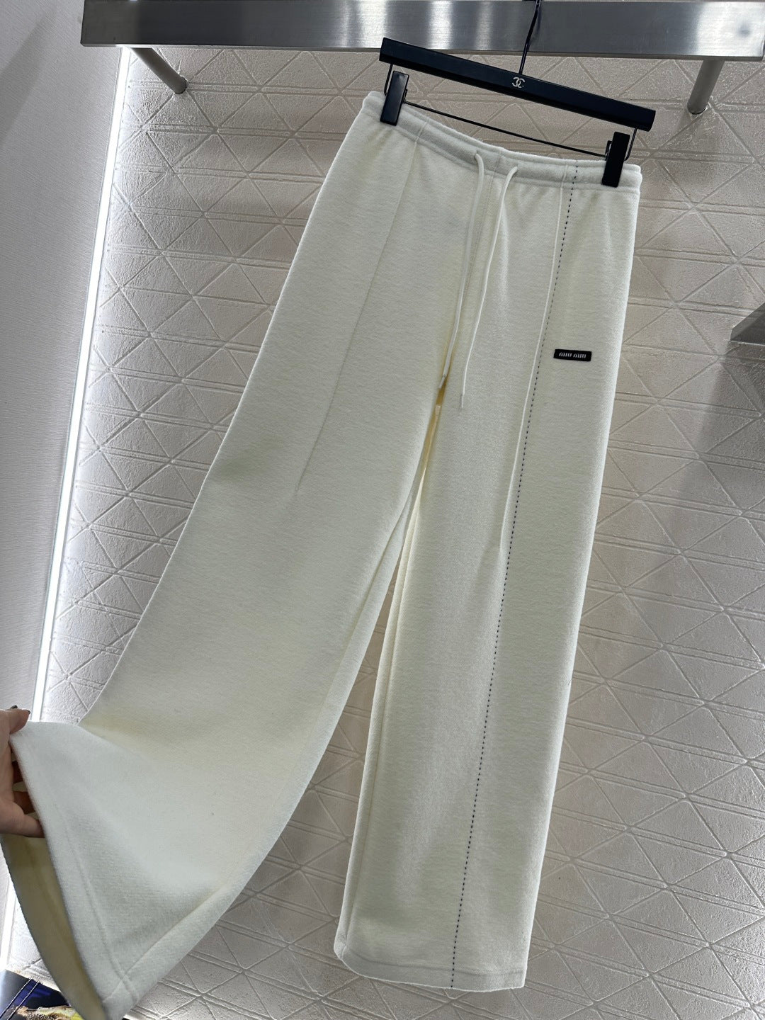 Drawstring Wide-Leg Pants