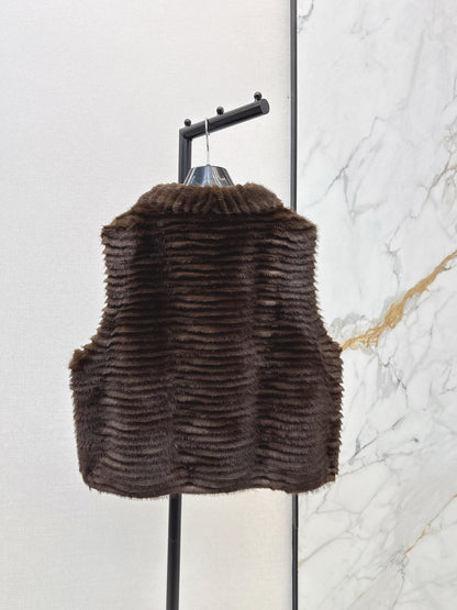Eco-friendly Mink Cashmere Vest