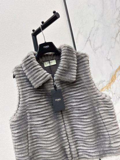 Eco-friendly Mink Cashmere Vest