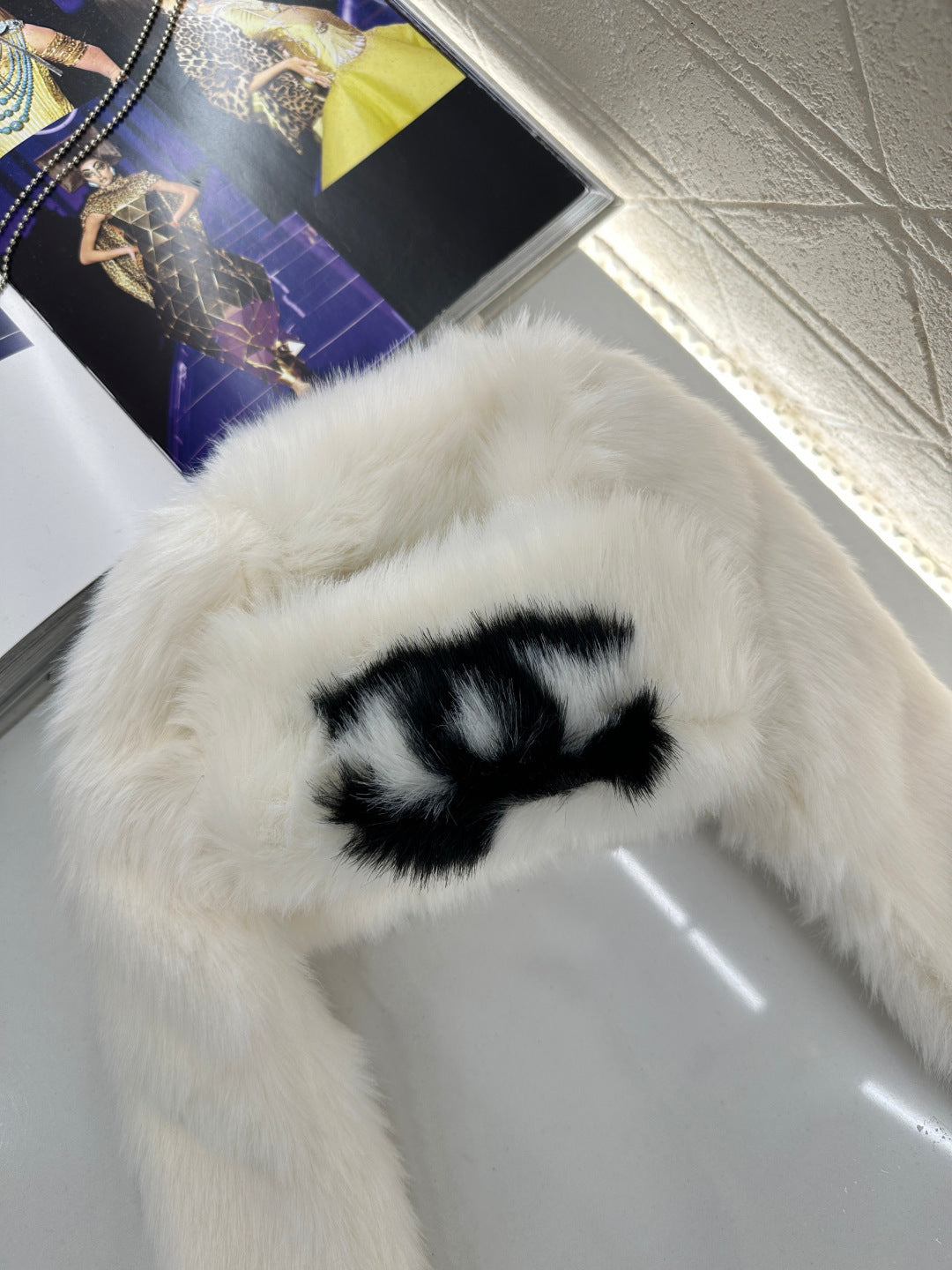 Fur Earflap Drape Lei Feng Hat