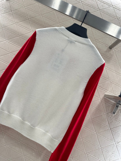 Raglan Long-Sleeve Sweater with Bow
