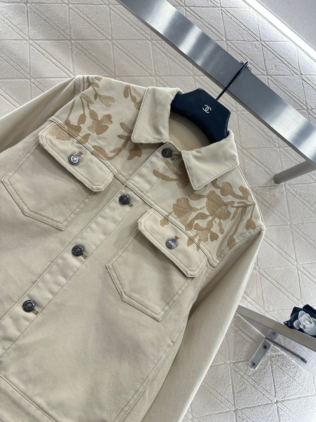 Embroidered Denim Jacket