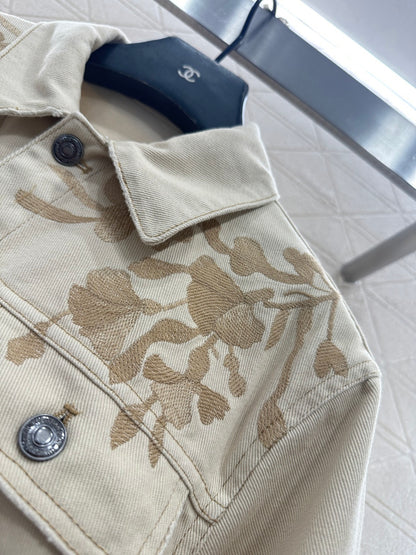Embroidered Denim Jacket