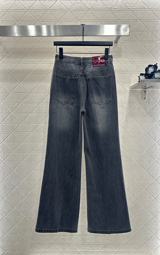 Distressed Denim Pants