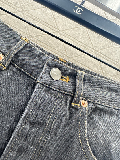 Distressed Denim Pants