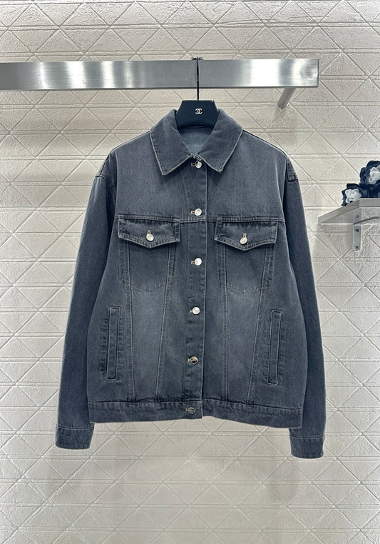 Distressed Denim Jacket