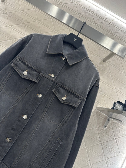 Distressed Denim Jacket