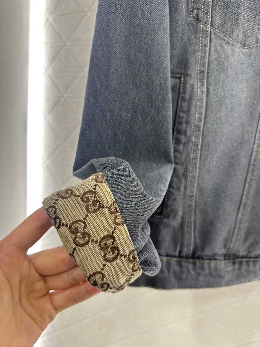 Distressed Denim Jacket
