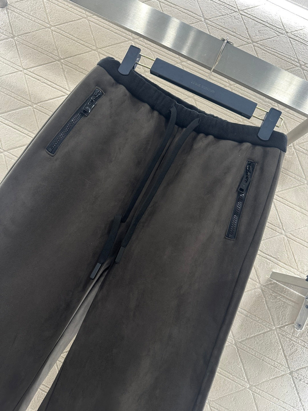 Half-Open Sweatshirt and Pants Set