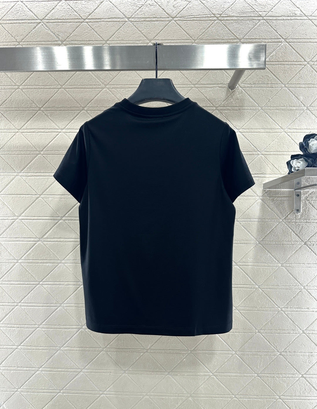 Lace Embroidered Logo T-shirt