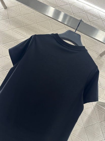 Lace Embroidered Logo T-shirt
