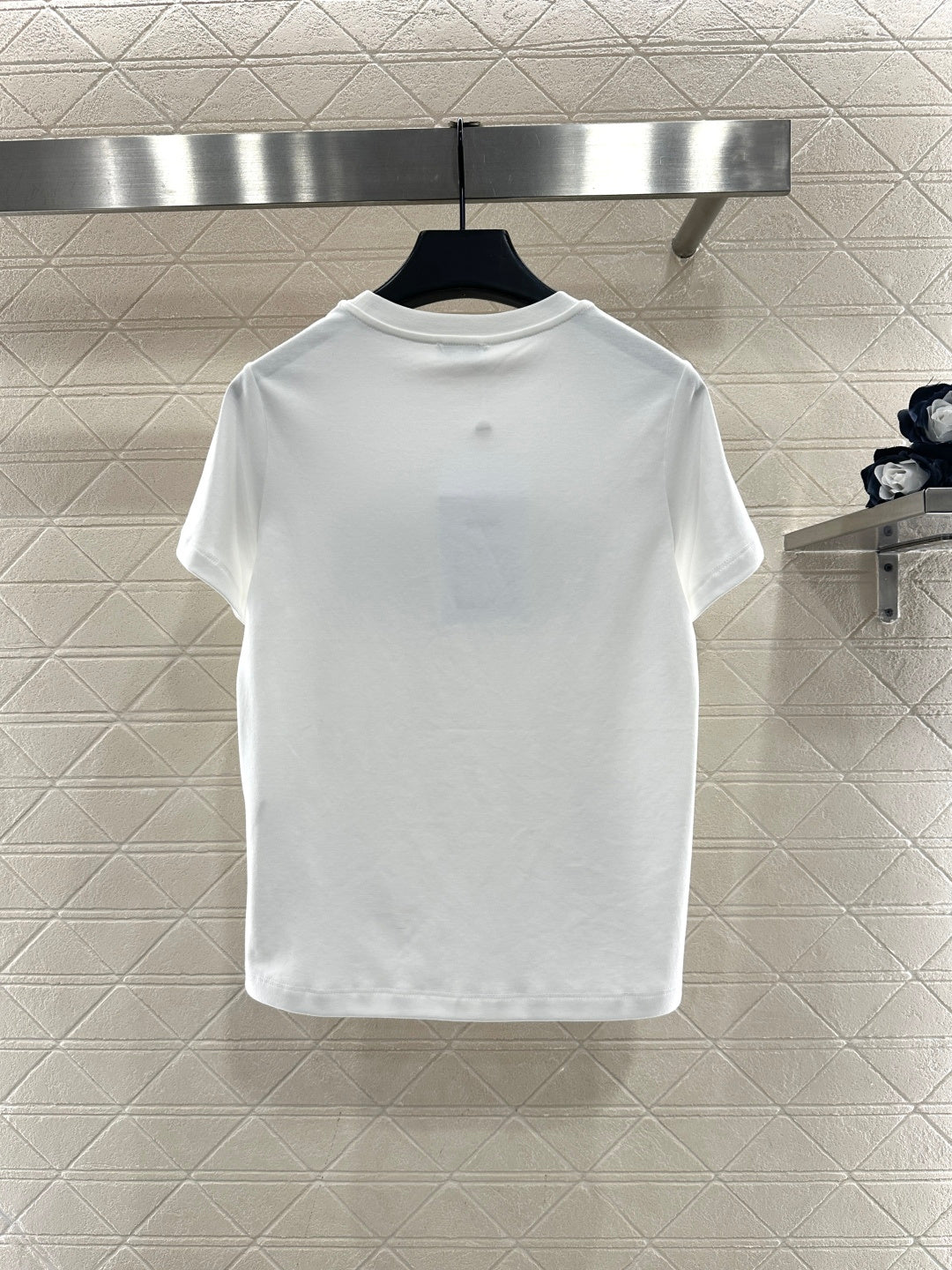 Lace Embroidered Logo T-shirt