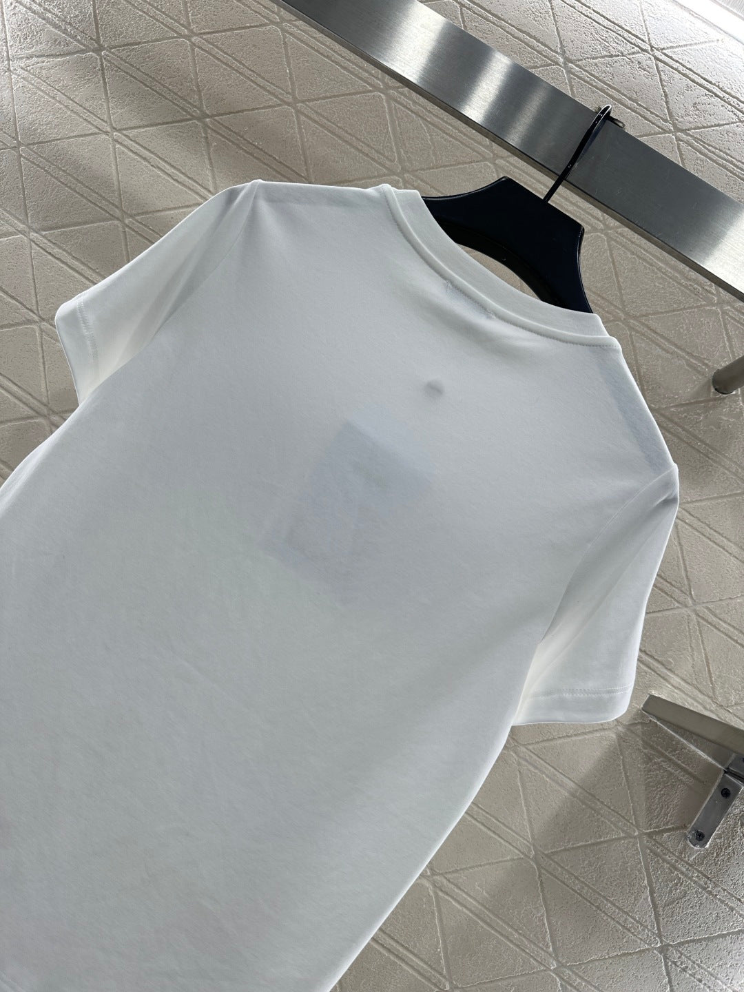 Lace Embroidered Logo T-shirt