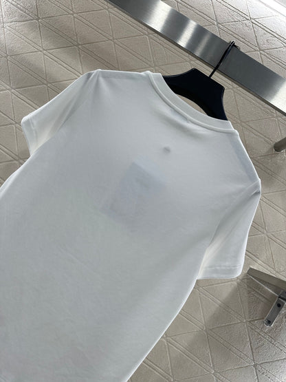 Lace Embroidered Logo T-shirt