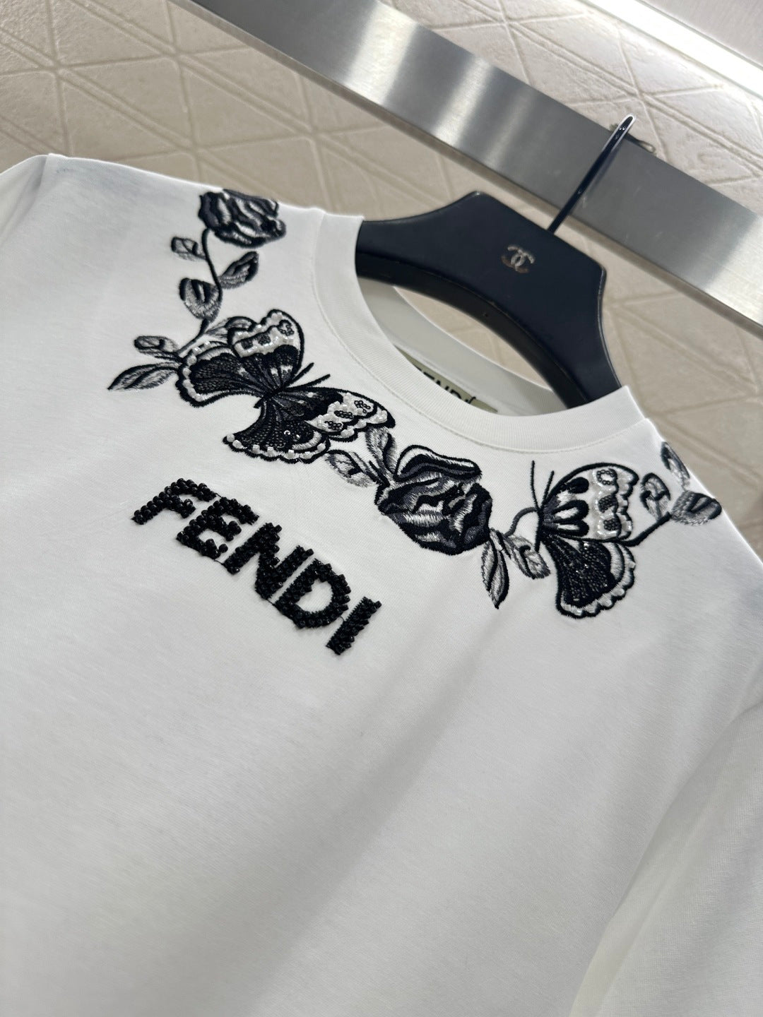 Beaded Logo T-shirt