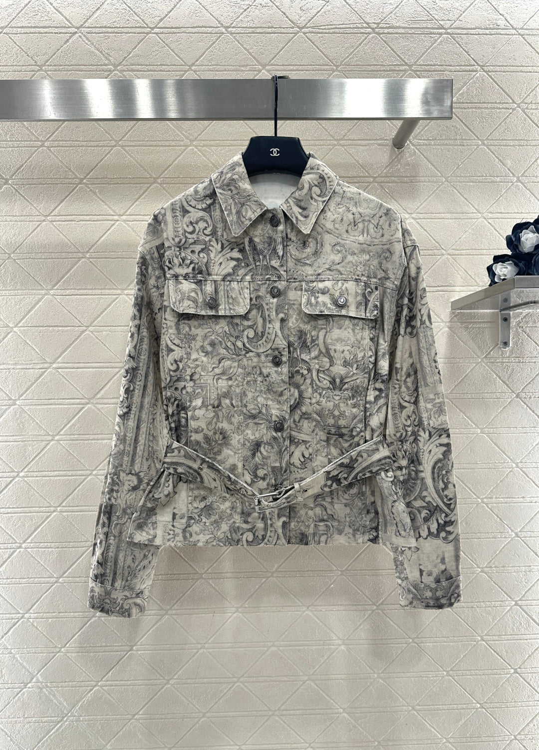Printed Denim Jacket
