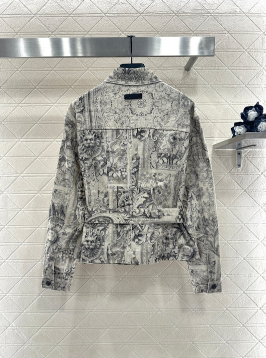 Printed Denim Jacket