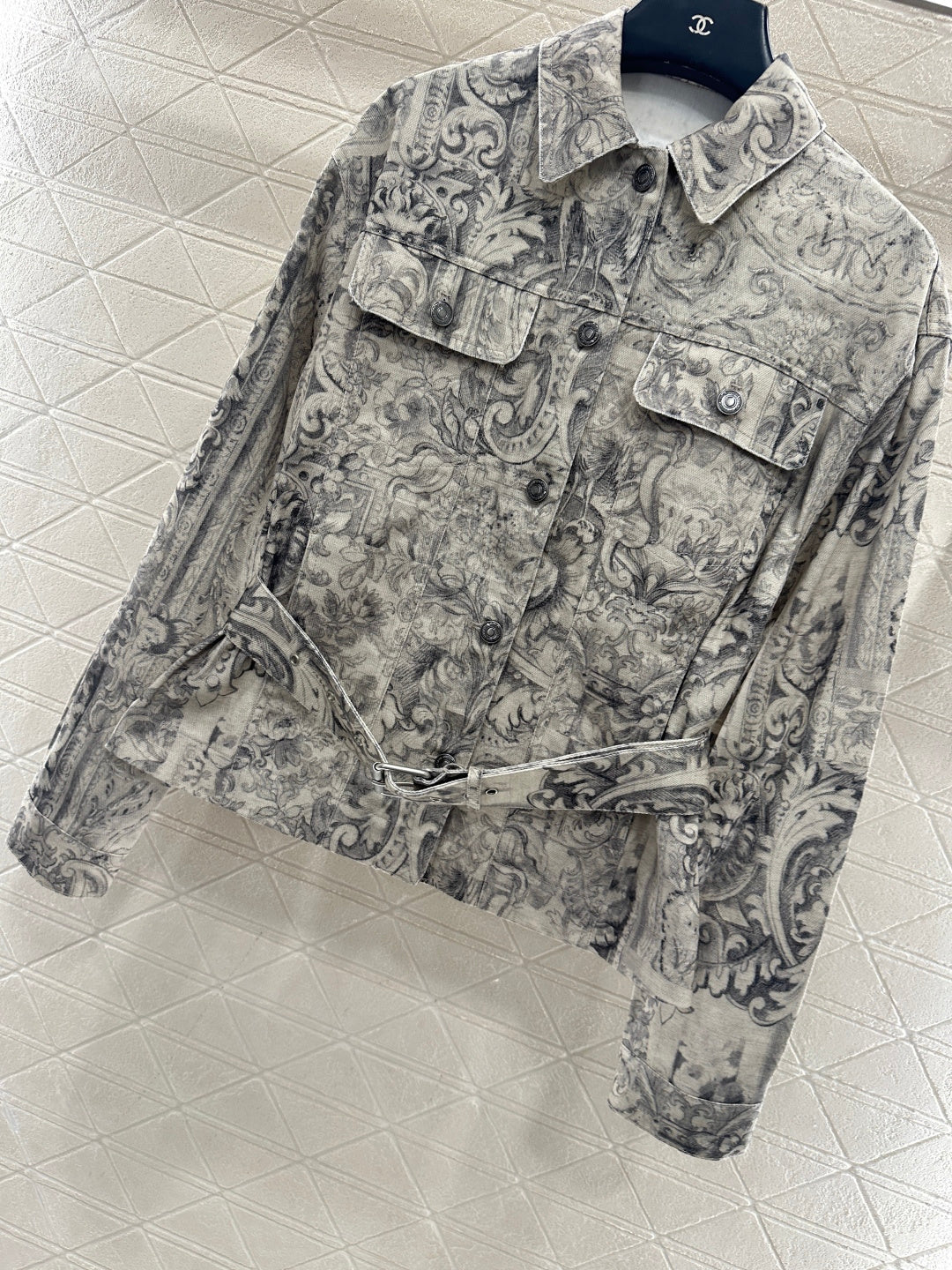 Printed Denim Jacket