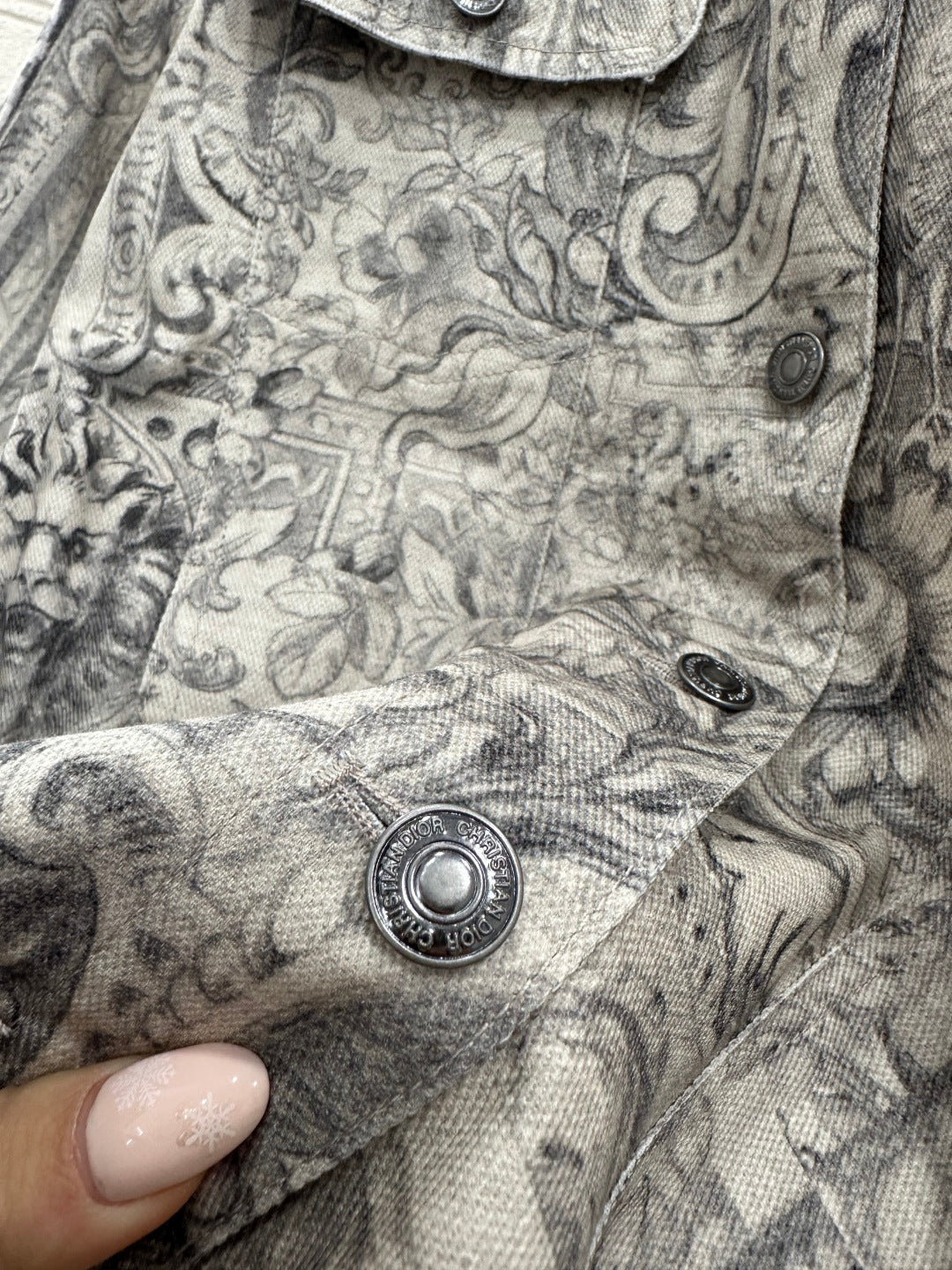 Printed Denim Jacket