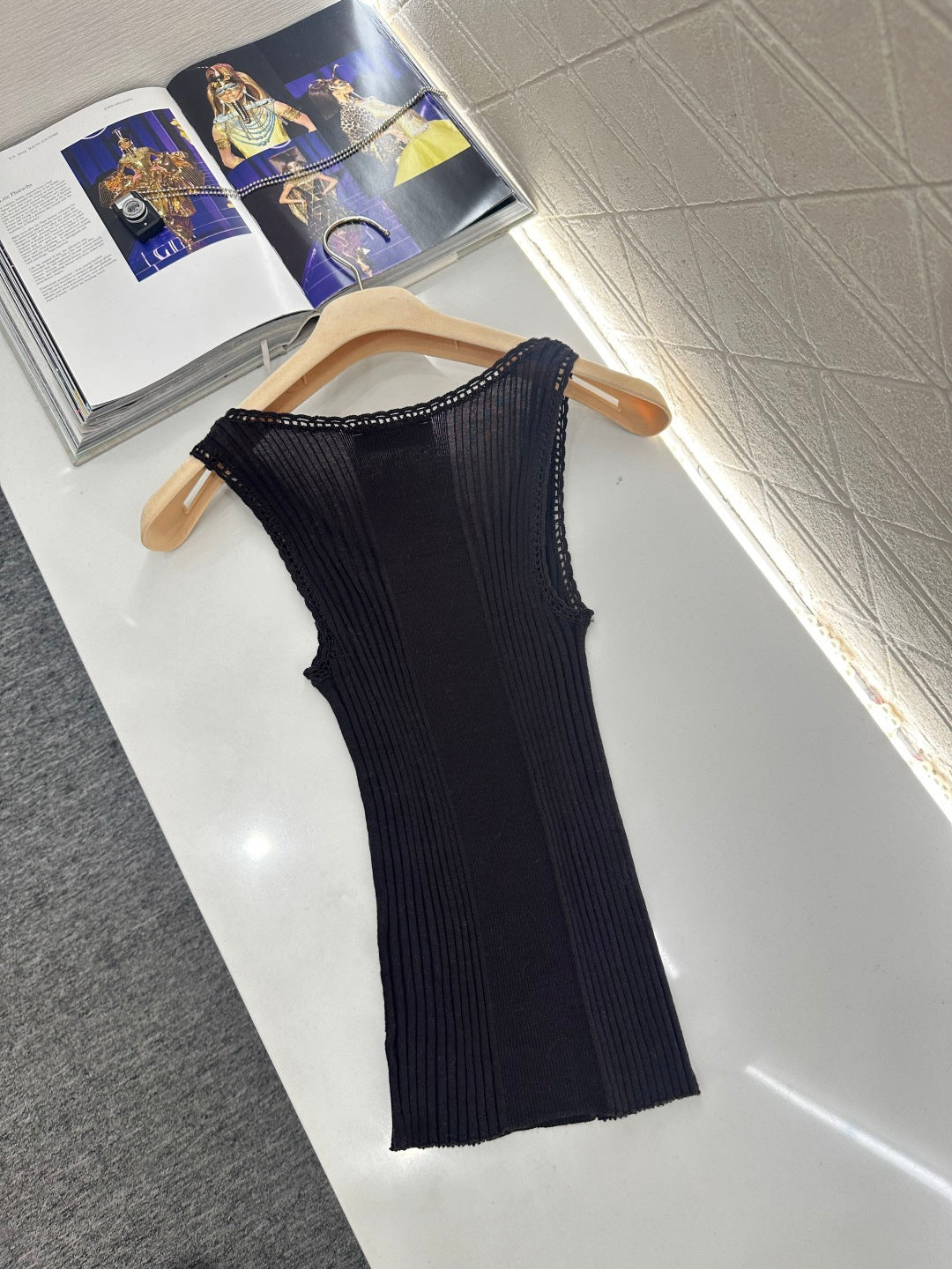 Handmade Lace Knit Vest