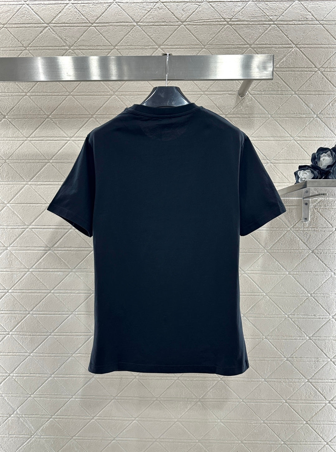 Embroidered Beaded Logo T-shirt