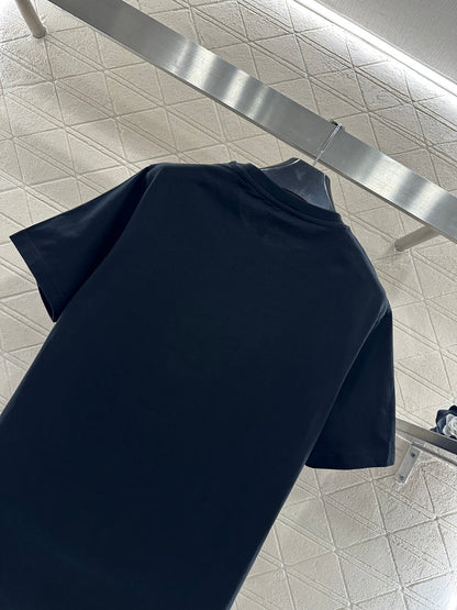 Embroidered Beaded Logo T-shirt