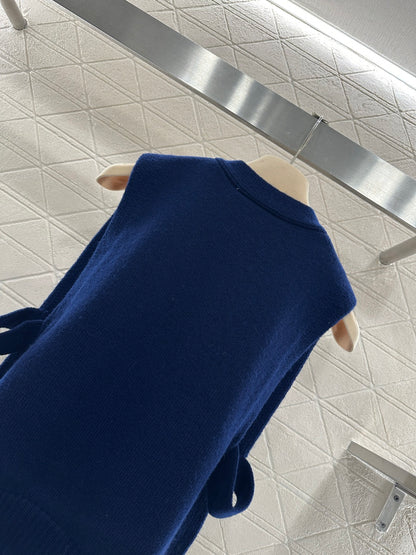 Logo Knit Cardigan/Vest