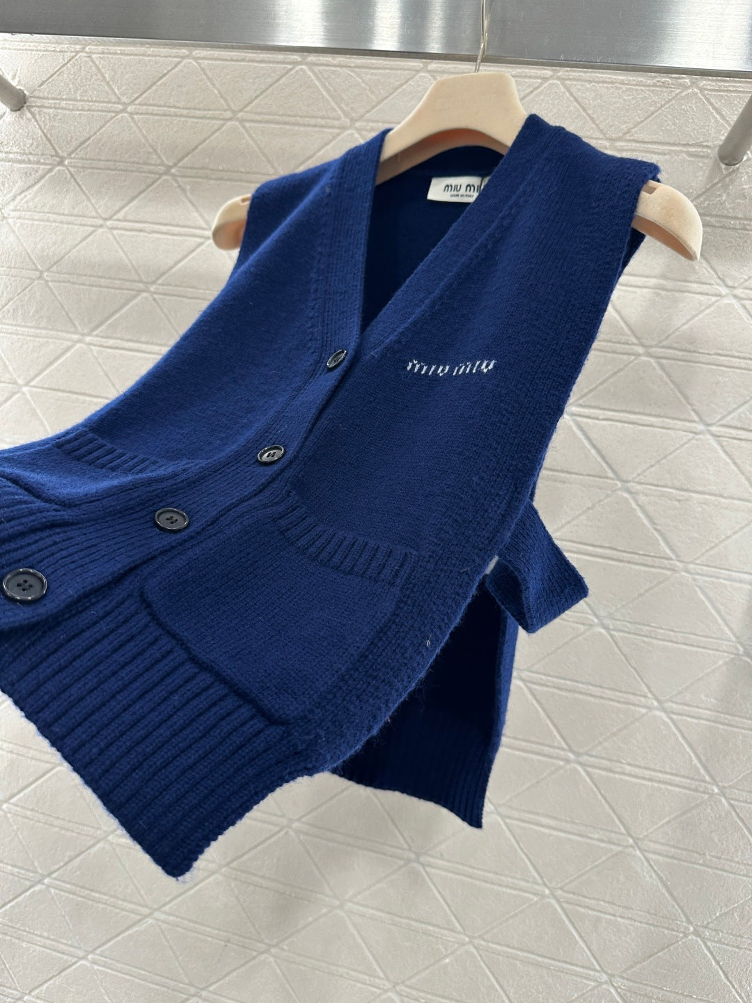 Logo Knit Cardigan/Vest