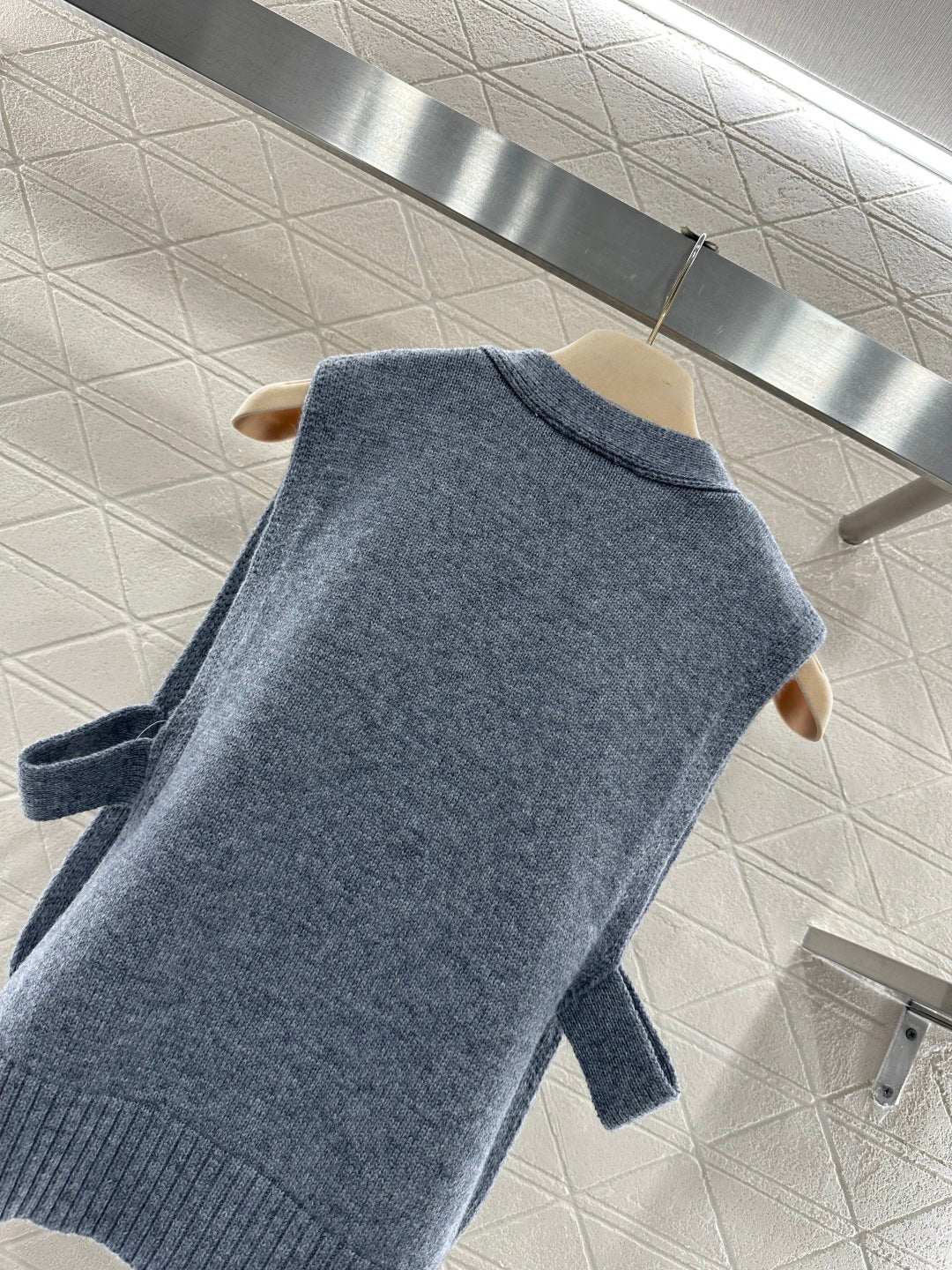 Logo Knit Cardigan/Vest