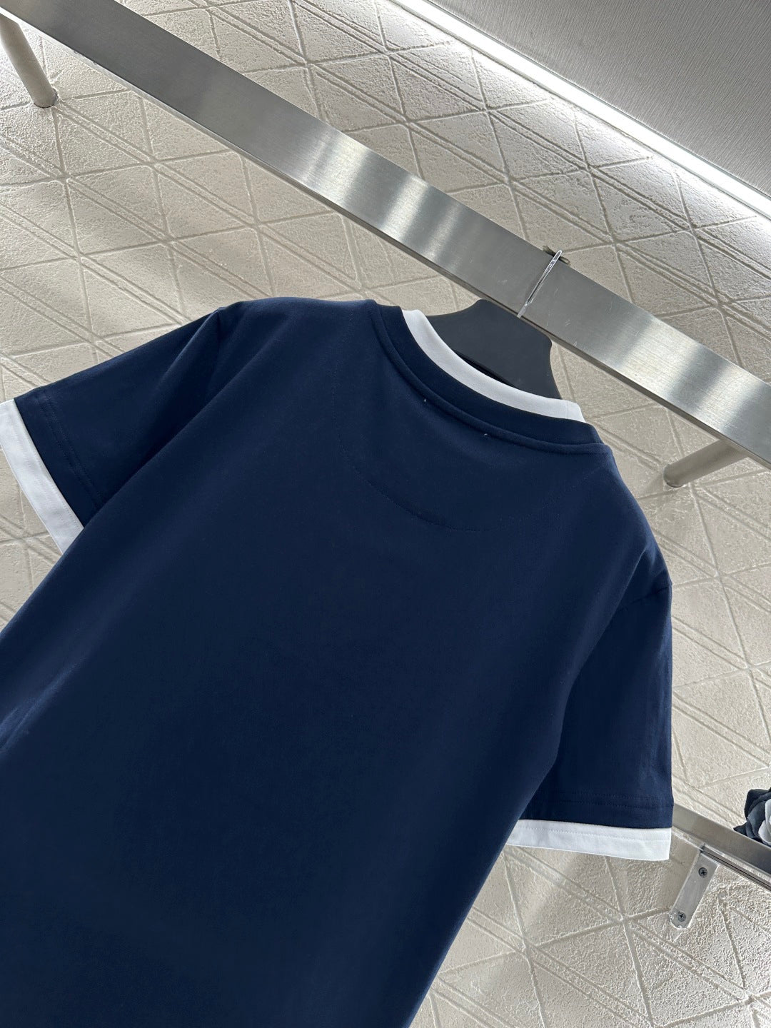 Color-Blocked Faux Two-Piece T-Shirt
