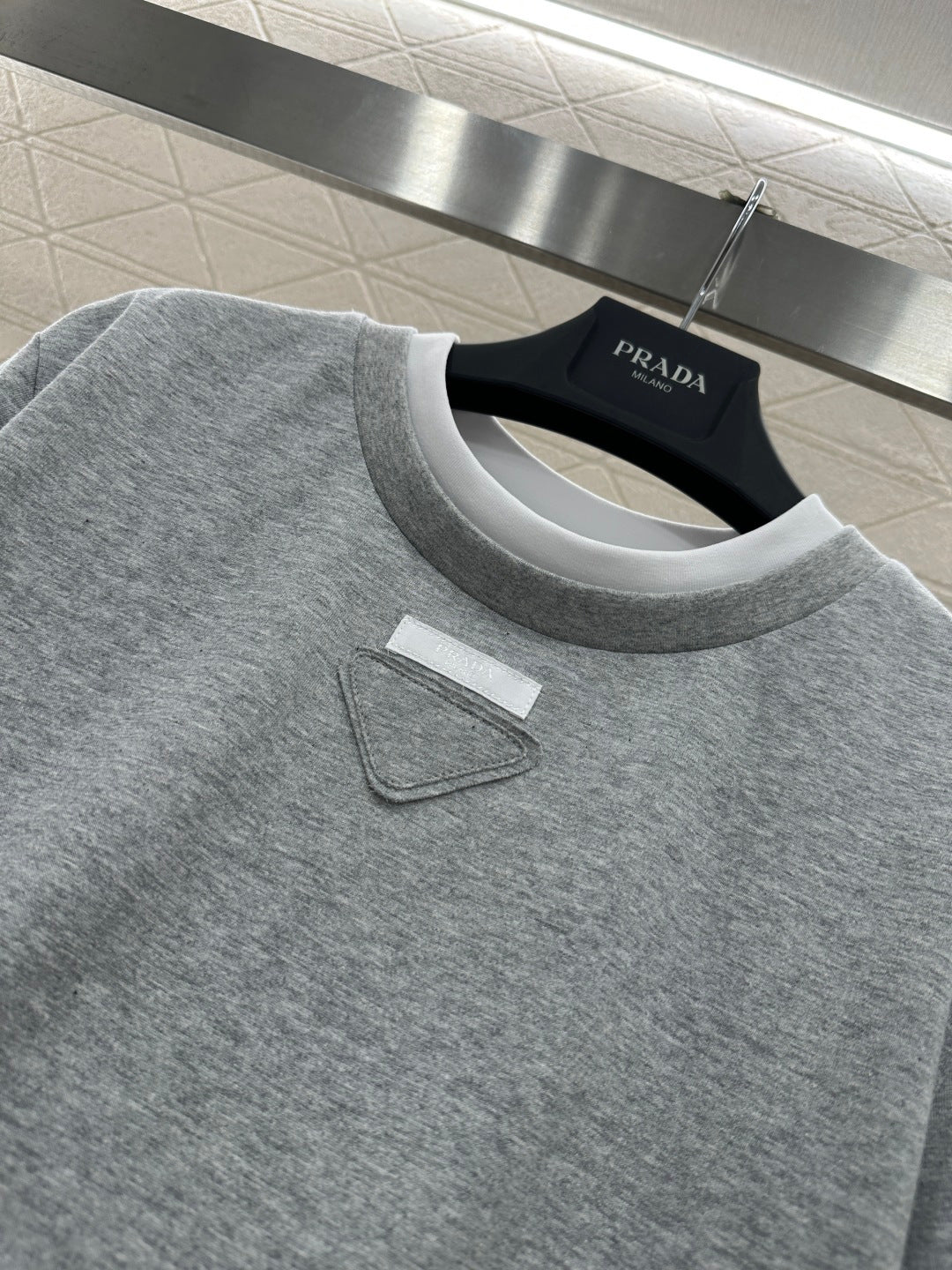 Color-Blocked Faux Two-Piece T-Shirt
