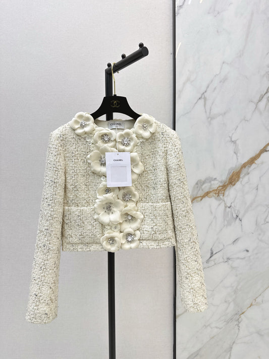 Floral-Embellished Jacket