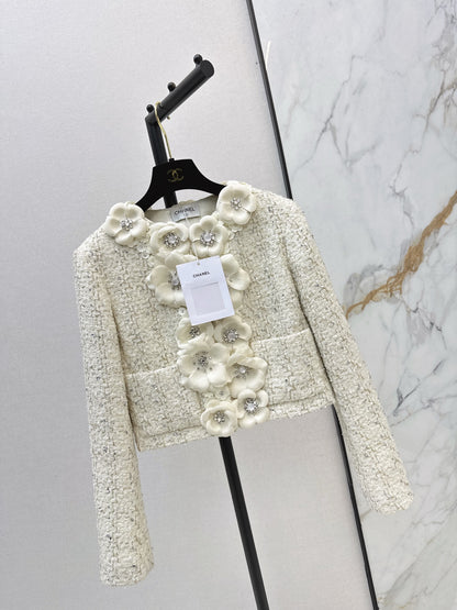 Floral-Embellished Jacket