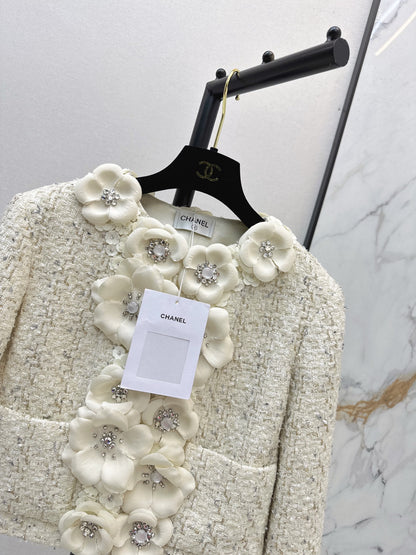 Floral-Embellished Jacket