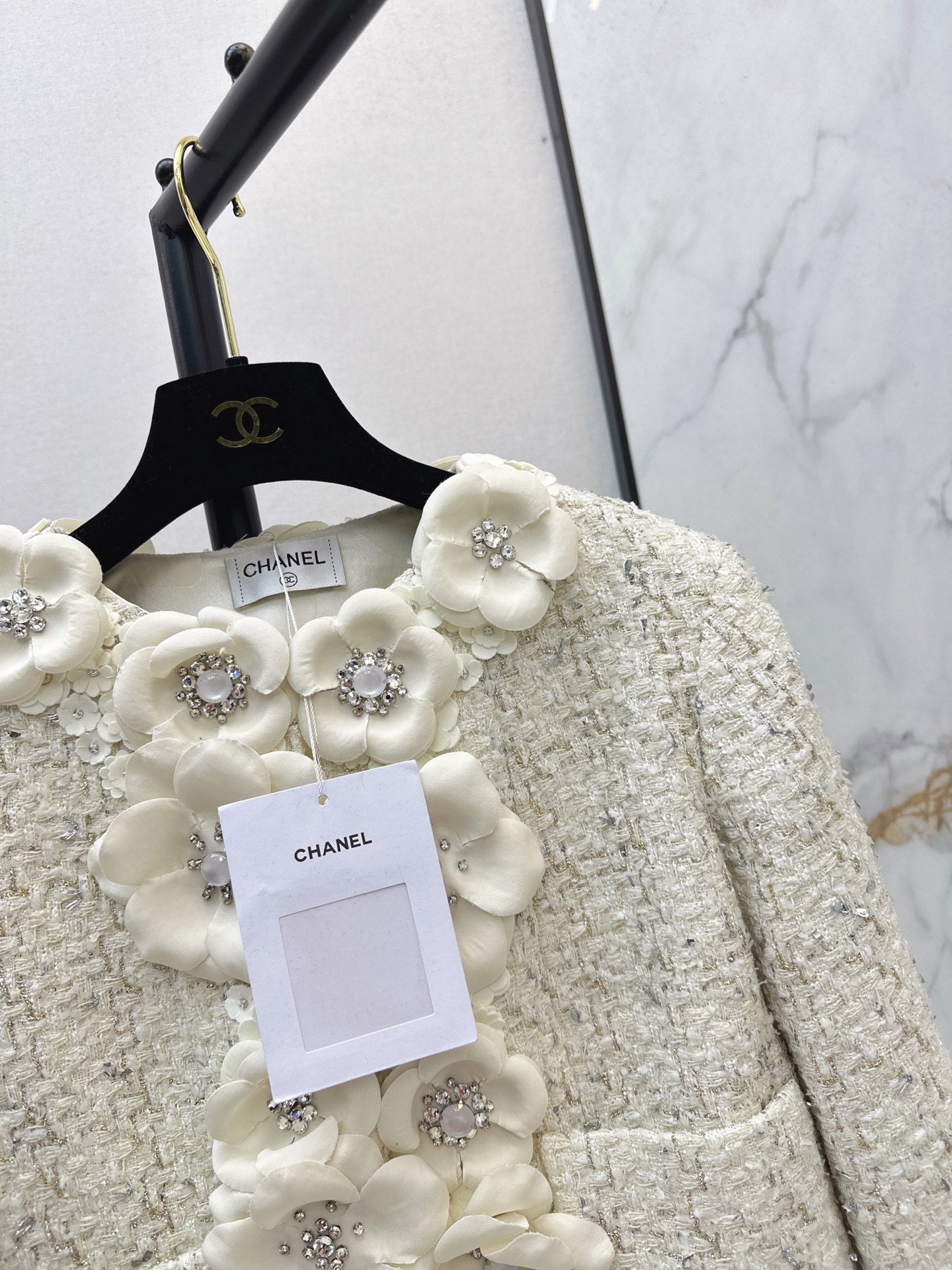 Floral-Embellished Jacket