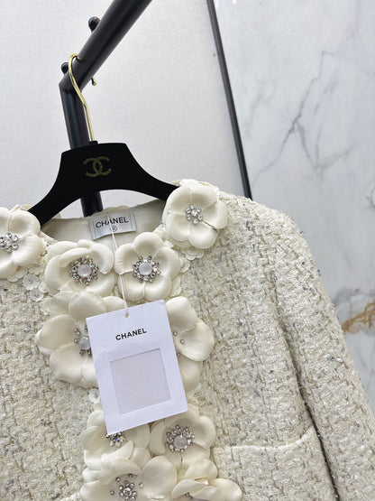 Floral-Embellished Jacket