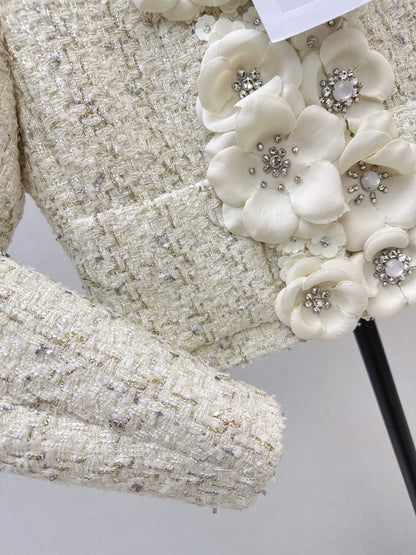 Floral-Embellished Jacket