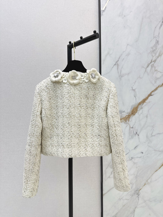 Floral-Embellished Jacket
