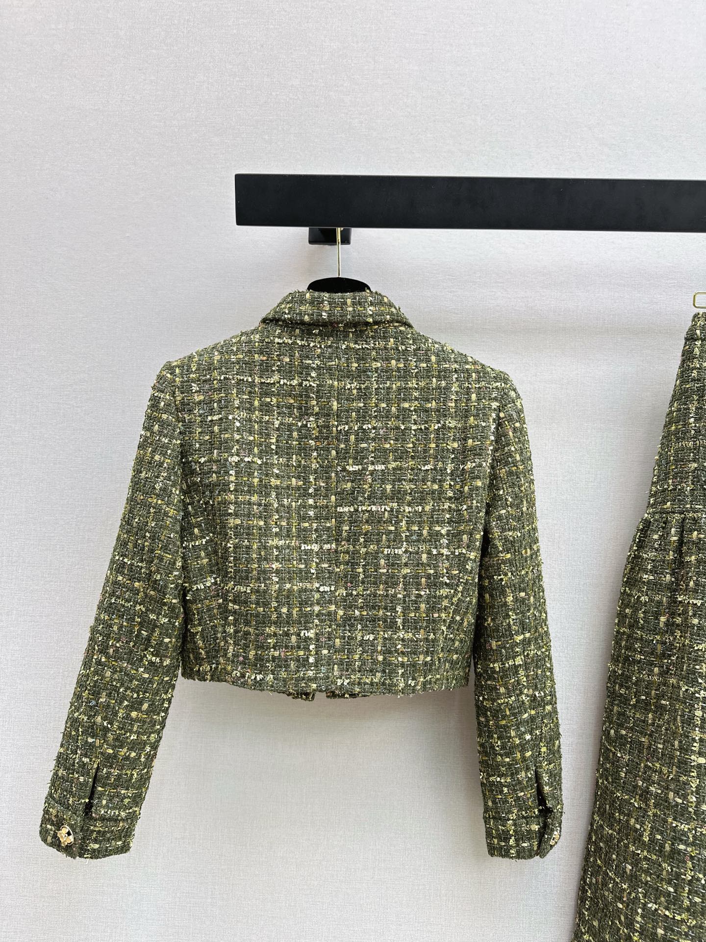 Collared woven coat