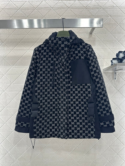 Jacquard Cotton Jacket