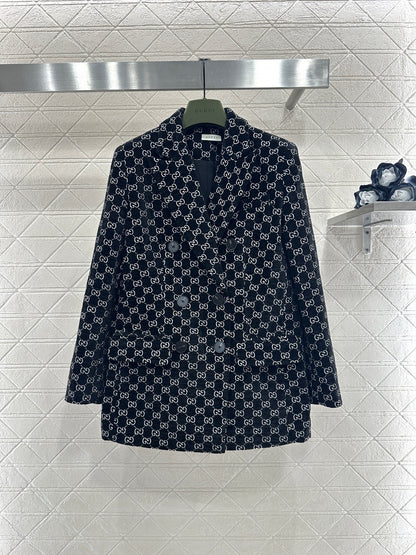 Jacquard Lapel Suit