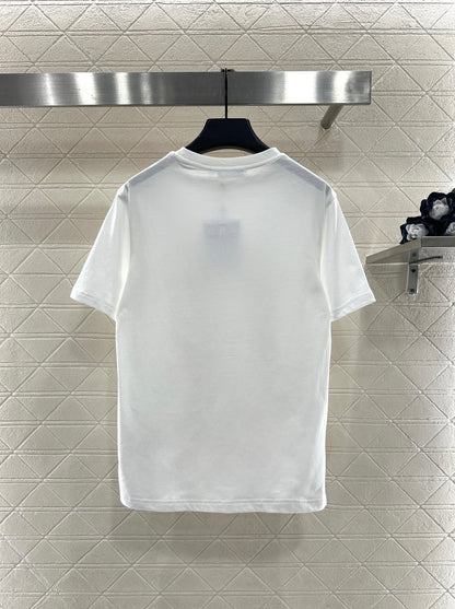 Embroidered Sequin Logo T-shirt