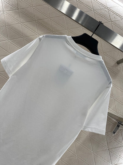 Embroidered Sequin Logo T-shirt