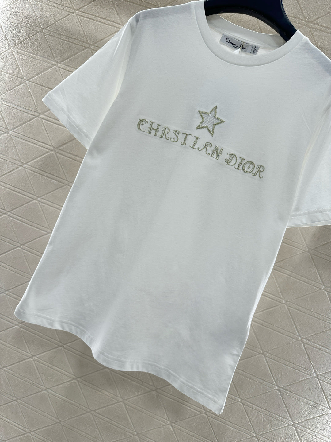 Embroidered Sequin Logo T-shirt