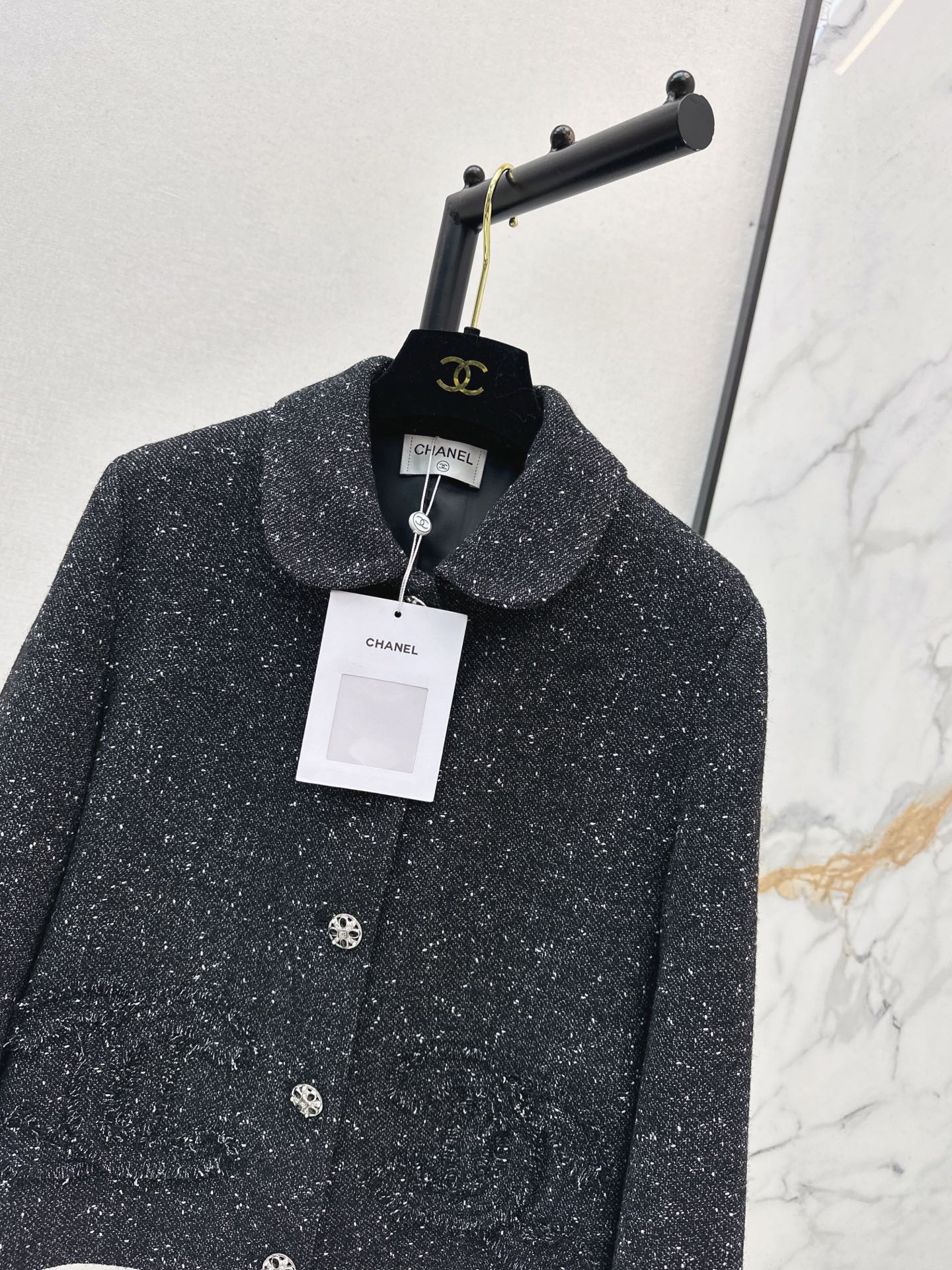 Tweed Collared Coat