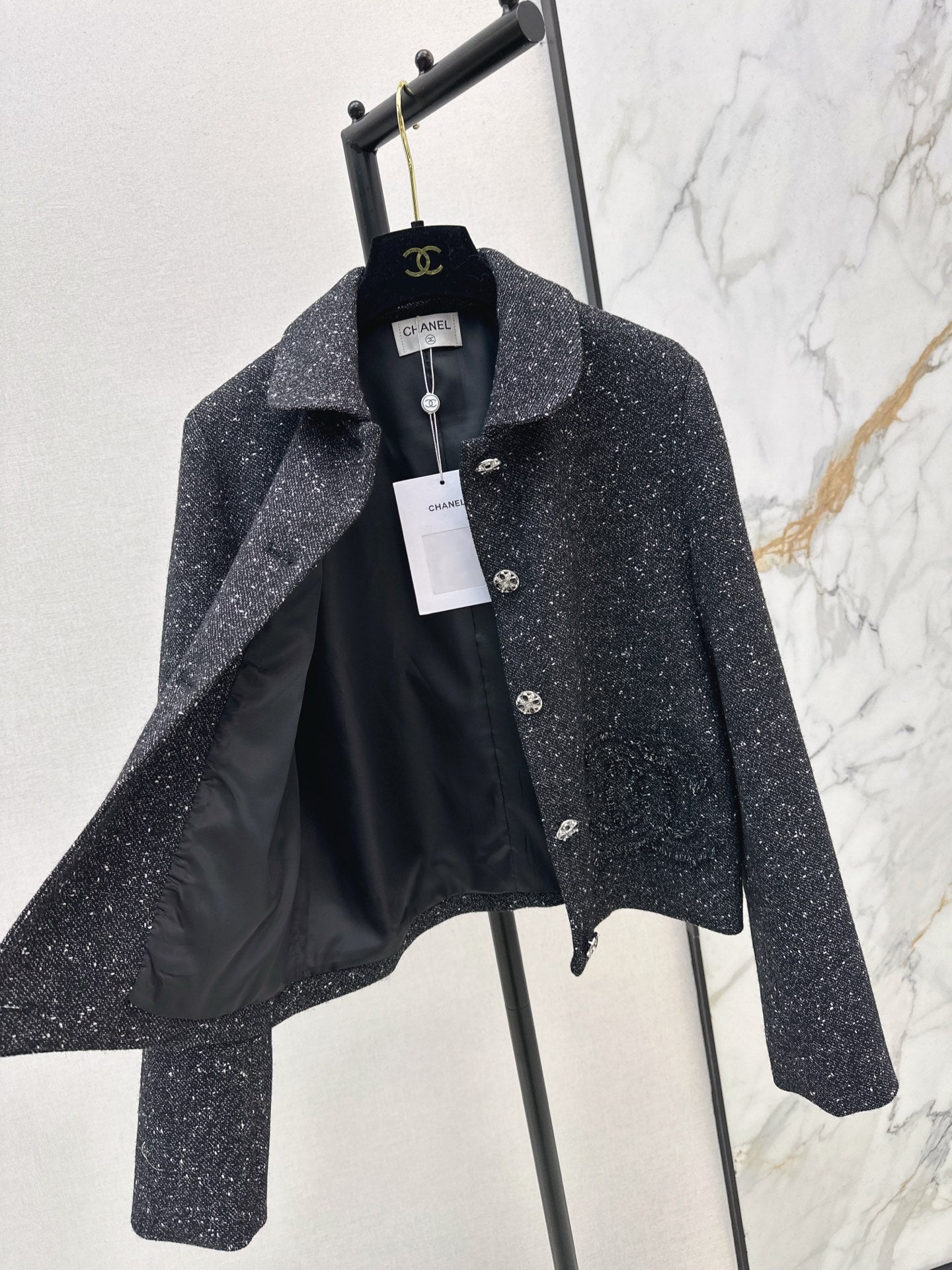 Tweed Collared Coat
