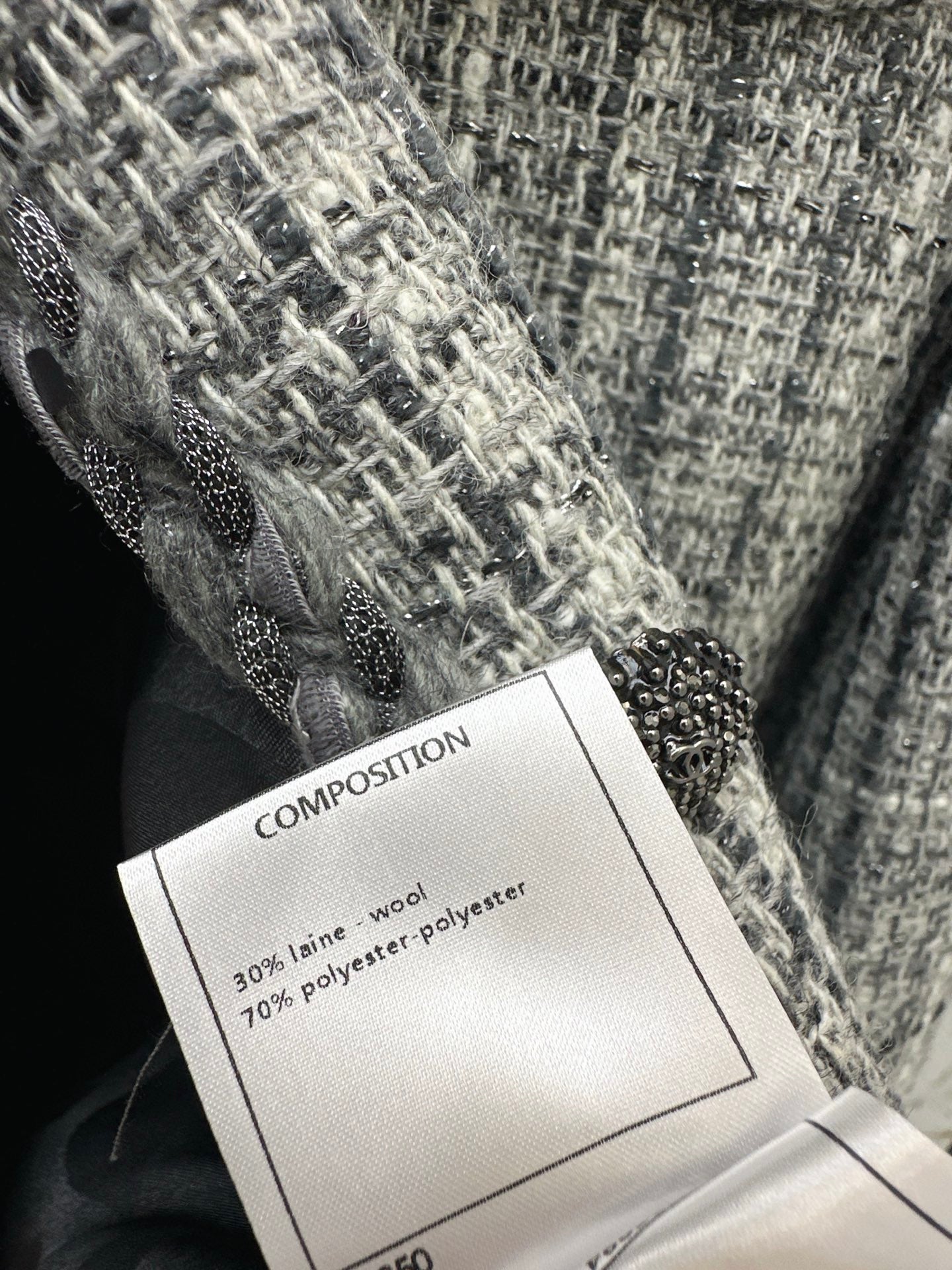 Woven Tweed Coat