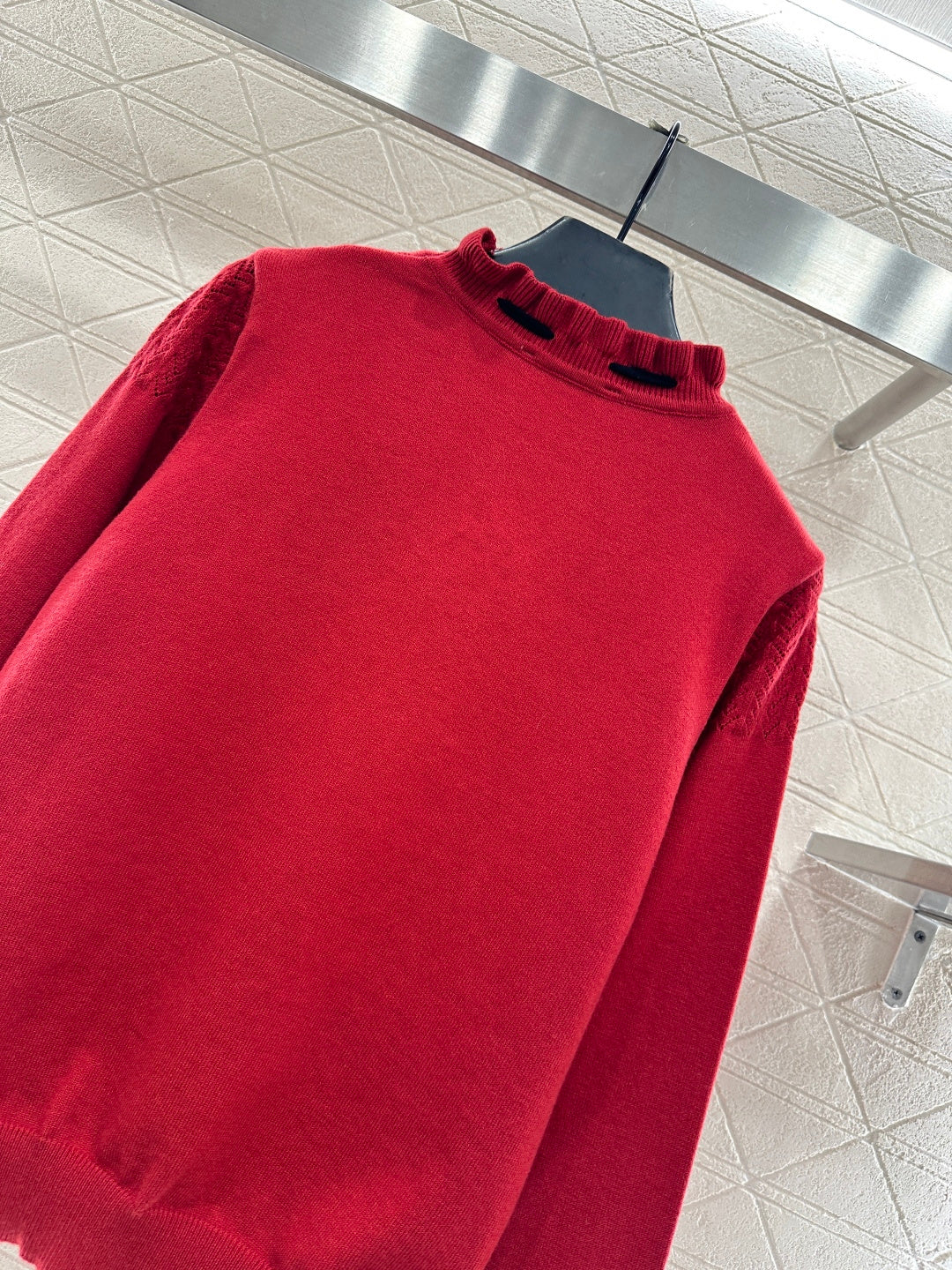 Bow-tie Tulip Collar Sweater