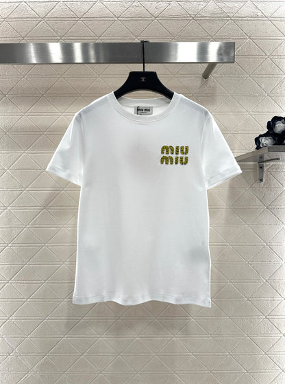 Beaded Logo T-Shirt